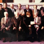 Kilworth GAA club members making presentation to Fr Paddy O’Flynn on his Ordination in 1983
