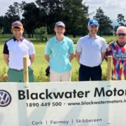 Pictured prior to tee-off at Fermoy Golf Club